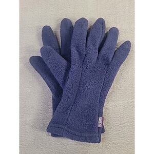Vintage Patagonia Fleece Gloves – Better Sweater – Adult Large – Blue – USA Made